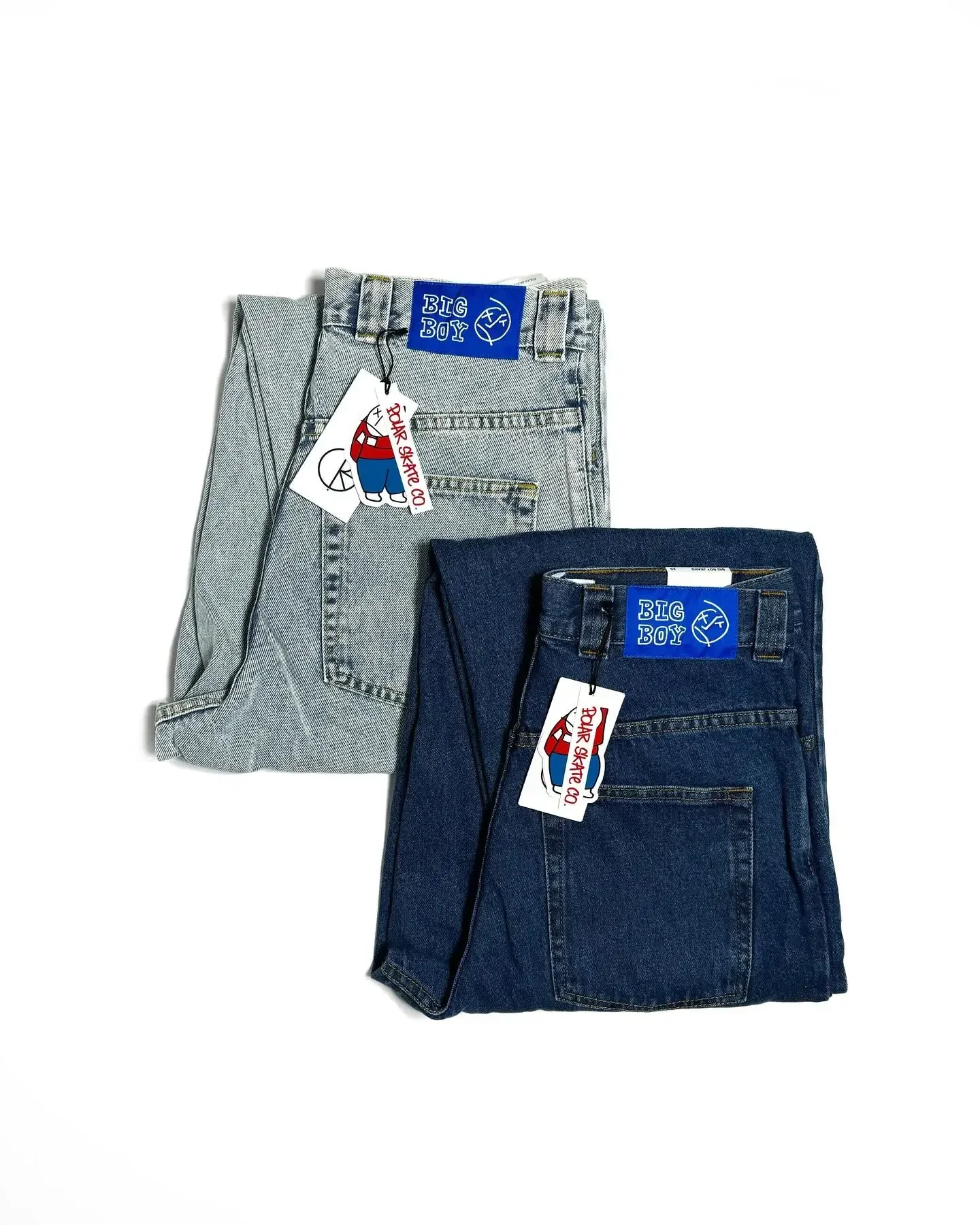 Harajuku Hip Hop Streetwear Y2K Big Boy Jeans wanita baru grafis kartun bordir celana Jeans longgar celana kaki lebar pinggang tinggi