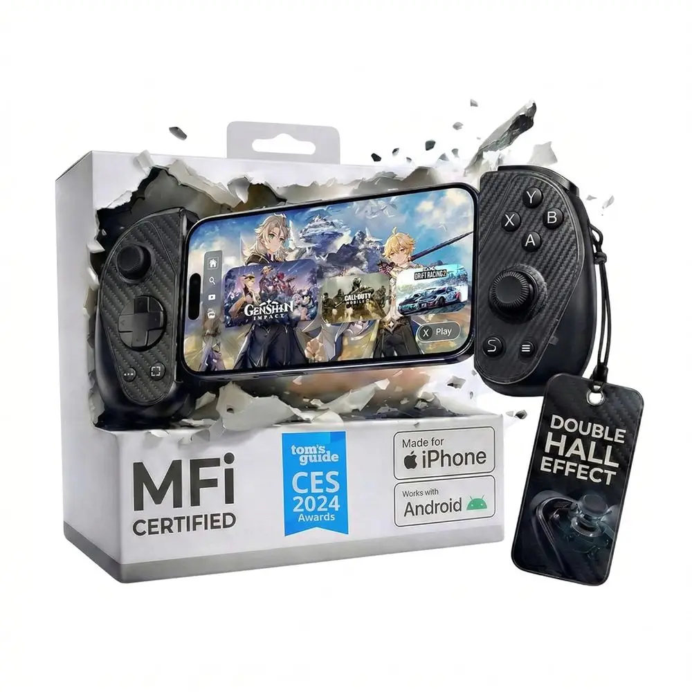 

Mobile Gaming Controller with USB-C, Certified, Passthrough Charging, Compatible with Android, Low Latency for Game Pass