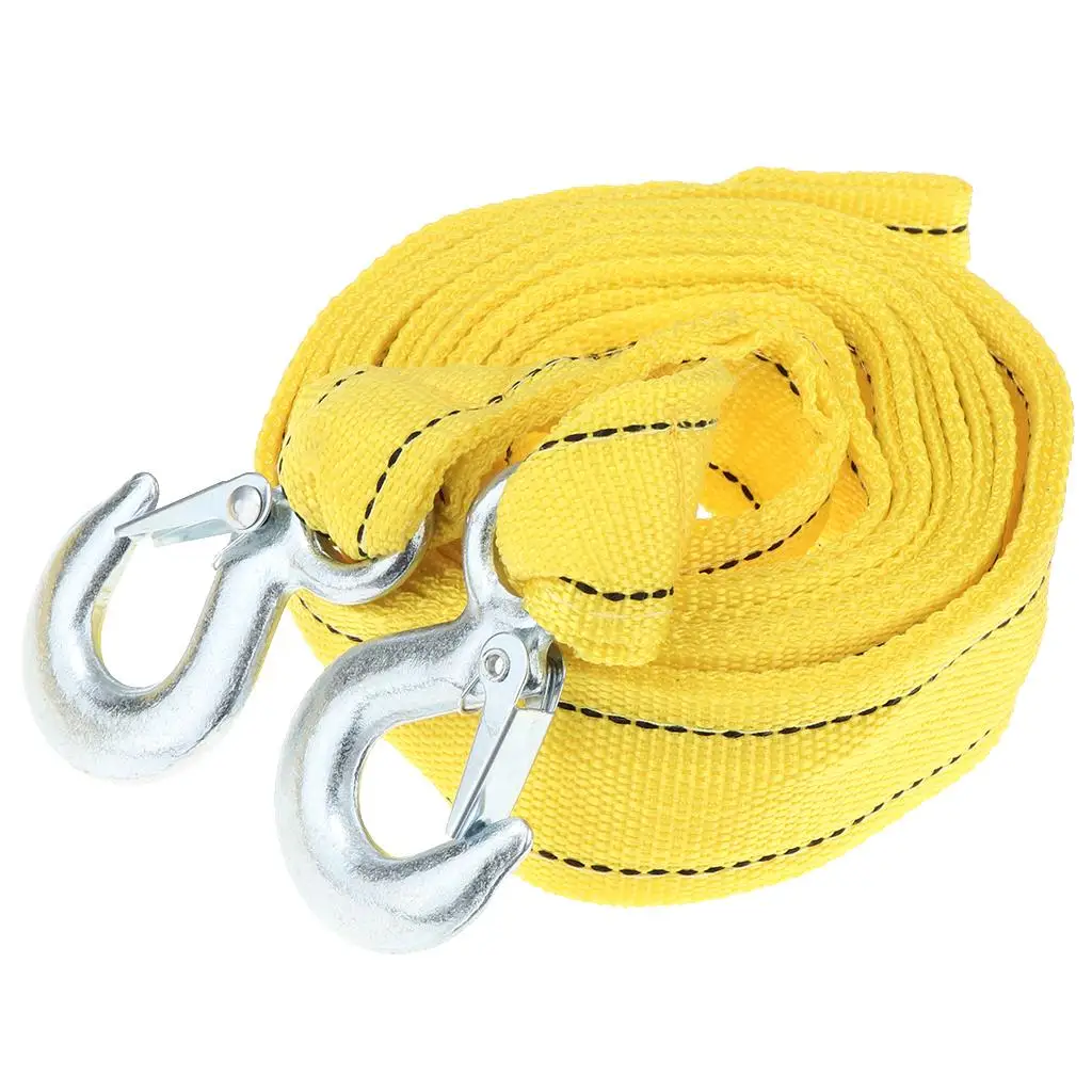 5000kg 5T 4M Tow Towing Pull Rope Strap Heavy Duty Road 4x4