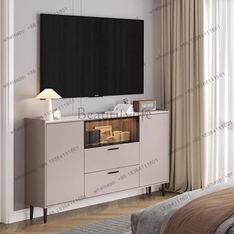 Minimalist Modern Tv Stands Cabinets Display Shelf Nordic Designer Aesthetic Tv Table Wood Organizer