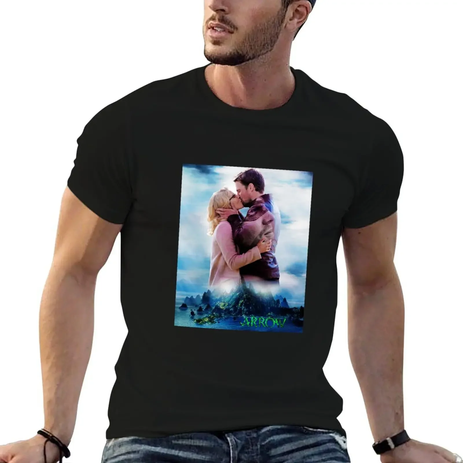 olicity island T-Shirt tops plain graphic shirts anime tshirt sweat shirts, men