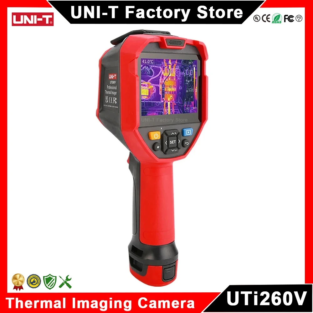 UNI-T UTi260V Thermal Camera Touch Screen Infrared Thermal Imager with Laser Mobile Phone Remote Control Video Record Function