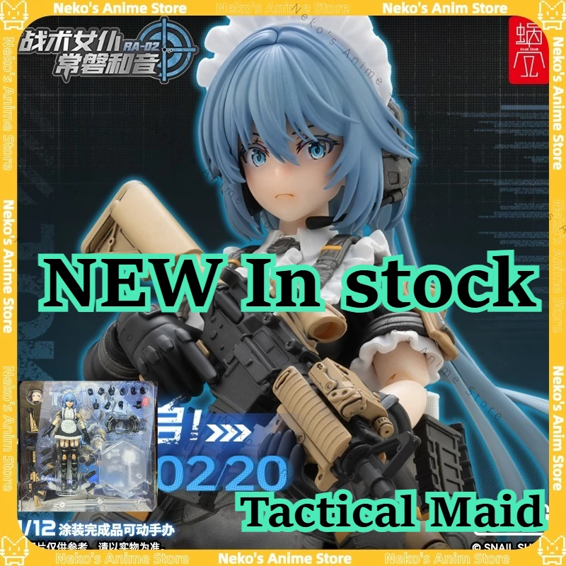 

【In Stock】Snail Shell RA-02 Tactical Maid Tokiwa Kazune 1/12 Articulated Cloth Figure Anime Model Desktop Doll Collectibles Gift