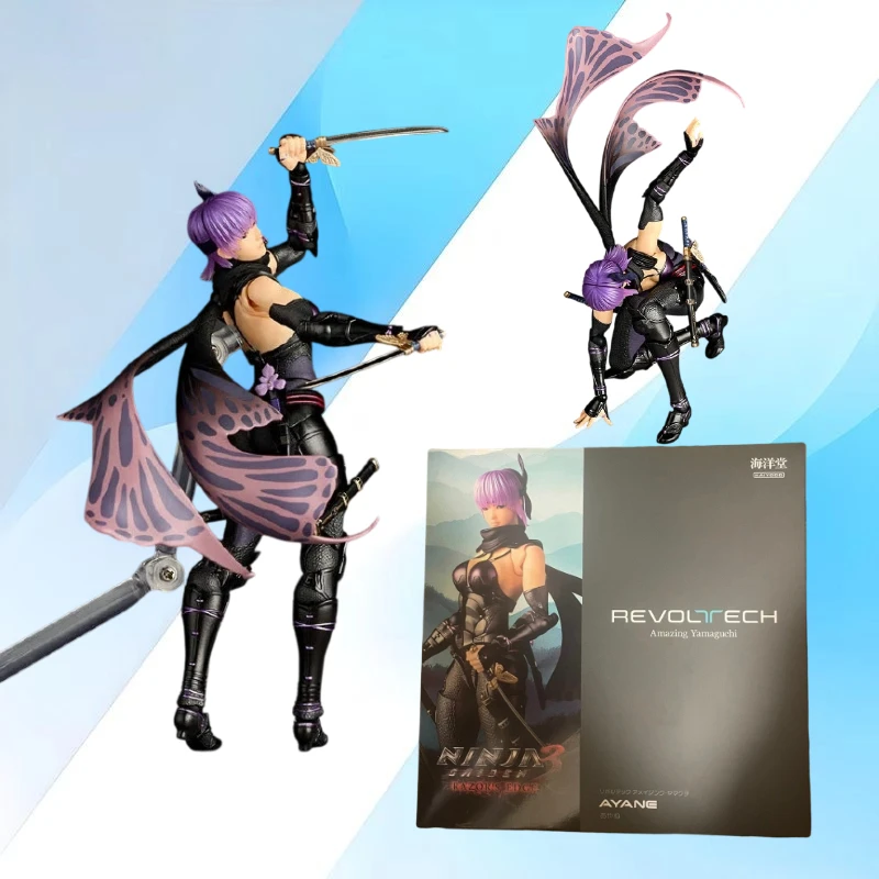 

In Stock, Original Kaiyodo, Revoltech AMAZING YAMAGUCHI Figure By Ayane, Ninja Gaiden Collection Toys