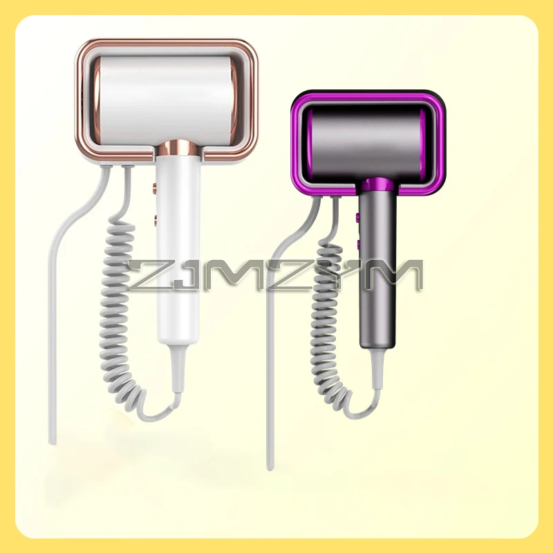 Bez dziurkowania naścienna suszarka do włosów 2000W szybkie suszenie o dużej mocy Hotel łazienka jonów ujemnych pielęgnacja włosów suszarka do włosów