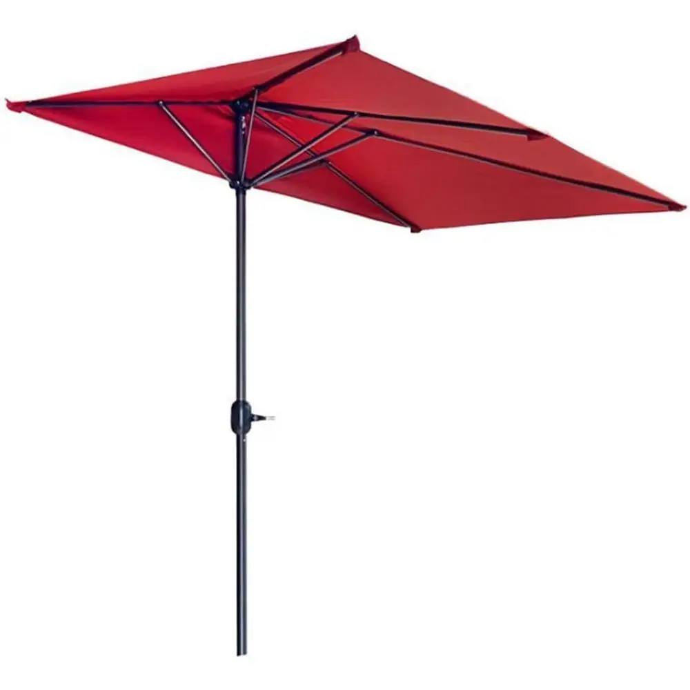 

Уличный квадратный садовый зонт, диаметр 2,3 м x высота 1,2 м, для патио/балкона/террасы, без основания - устойчивый к атмосферным воздействиям