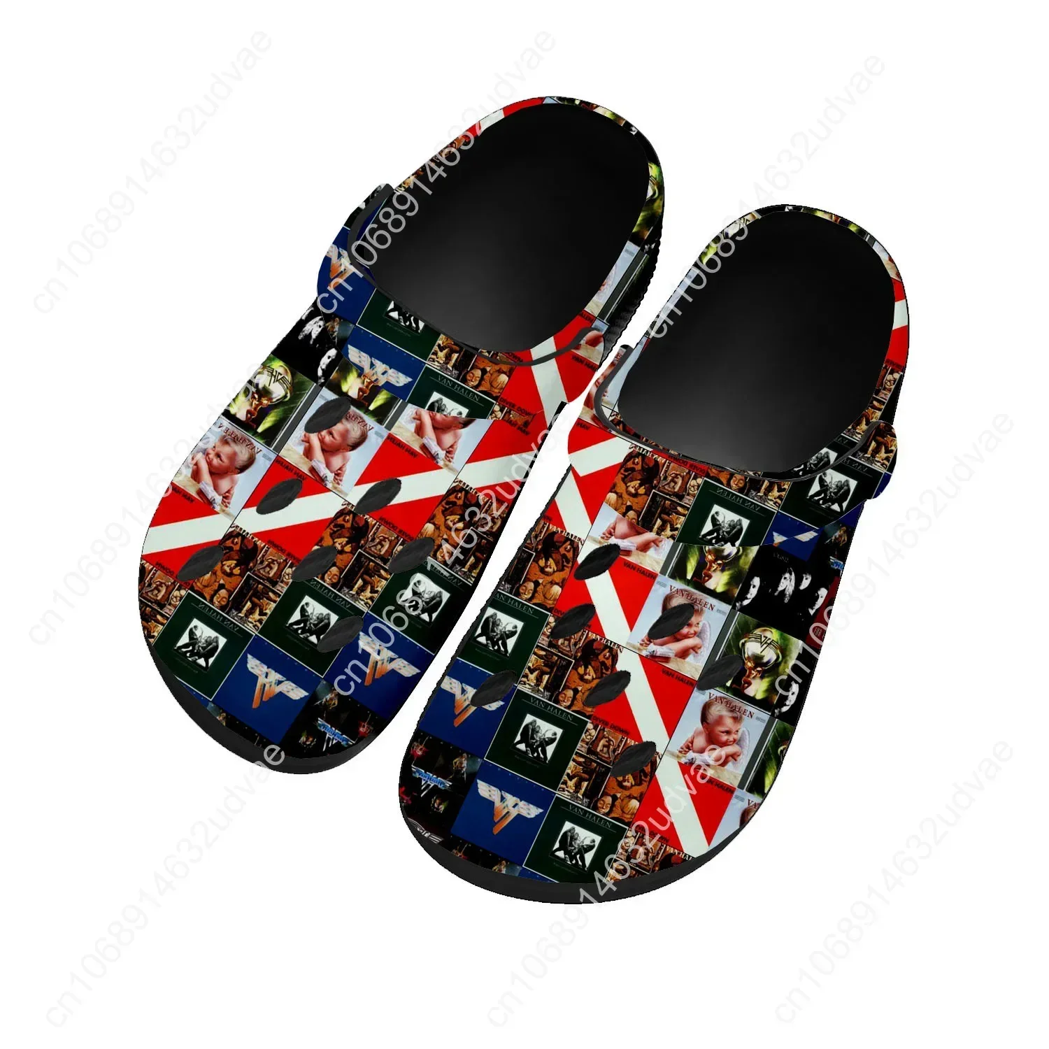 Van Evh 5150 Stripes Halen Water Shoes Men Women High Quality Home Garden Clogs Customizd Sandals Beach Breathable Hole Slippers