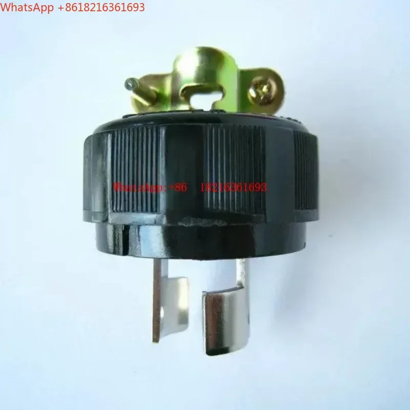 New Arriva LK6220 20A250V2P Bakelite Lead-mounted Anti-loose Plug 5KW Load Copper Industry