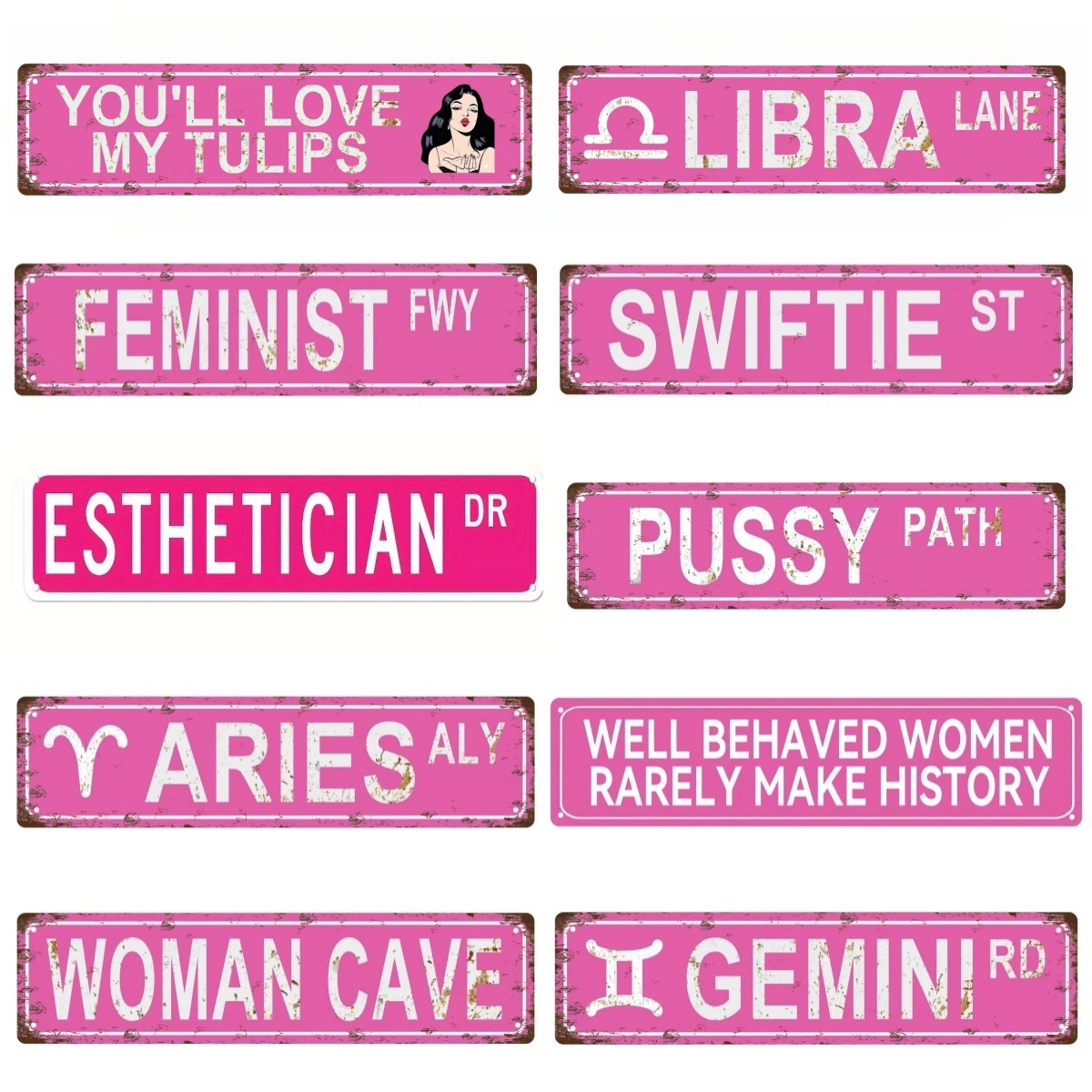 Funny Women Cave Swiftie ST Vintage Metal Aluminium Signs Retro Signs For Bar Club Man Cave Home Room Kitchen Wall Art Decor