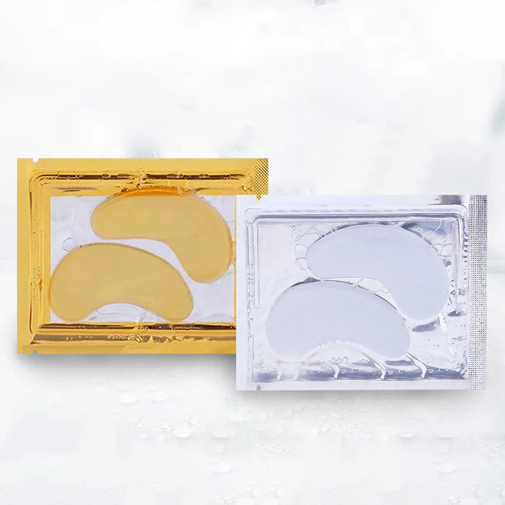 6g Single Sheet Eye Patch Collagen 24k Gold Private Label Makeup Hydrating Moisturizing Skin Care Product Custom Makeup Nude Bag