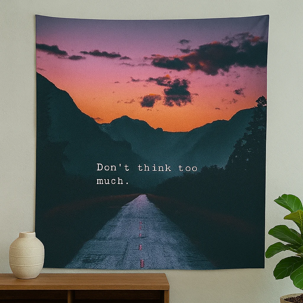 "نظرية دعهم" كتاب مستوحى من نسيج طباعة مسطحة تحفيزية إقتباس الجدار الشنق مساعدة ذاتية موضوع ديكور المنزل غرفة المعيشة #4