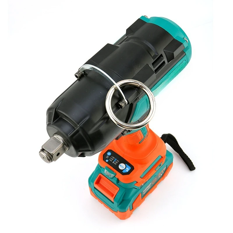 Electric Wrench Brushless Pure Copper Motor Lithium Battery Rechargeable High Torque Wrench Shelf Auto Repair Multifunctiona