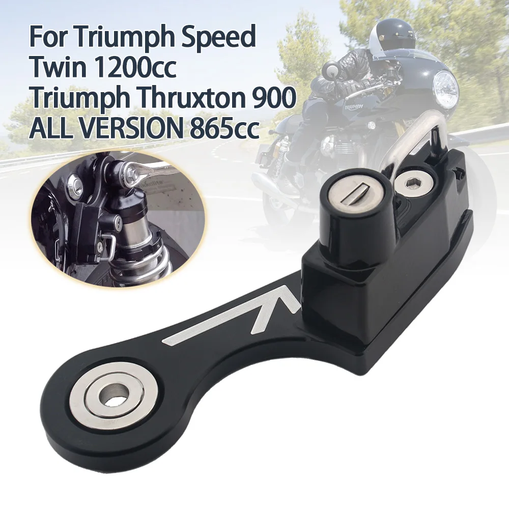 Motorcycle Helmet Lock Bloqueo De Casco For Triumph Twins Bonneville Thruxton Scrambler 900 T100 Street