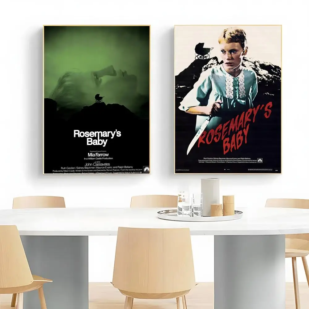 Classic Movie Rosemary's Baby Poster Wall Art Print Decorative Mural Home Decor Gift Unframed