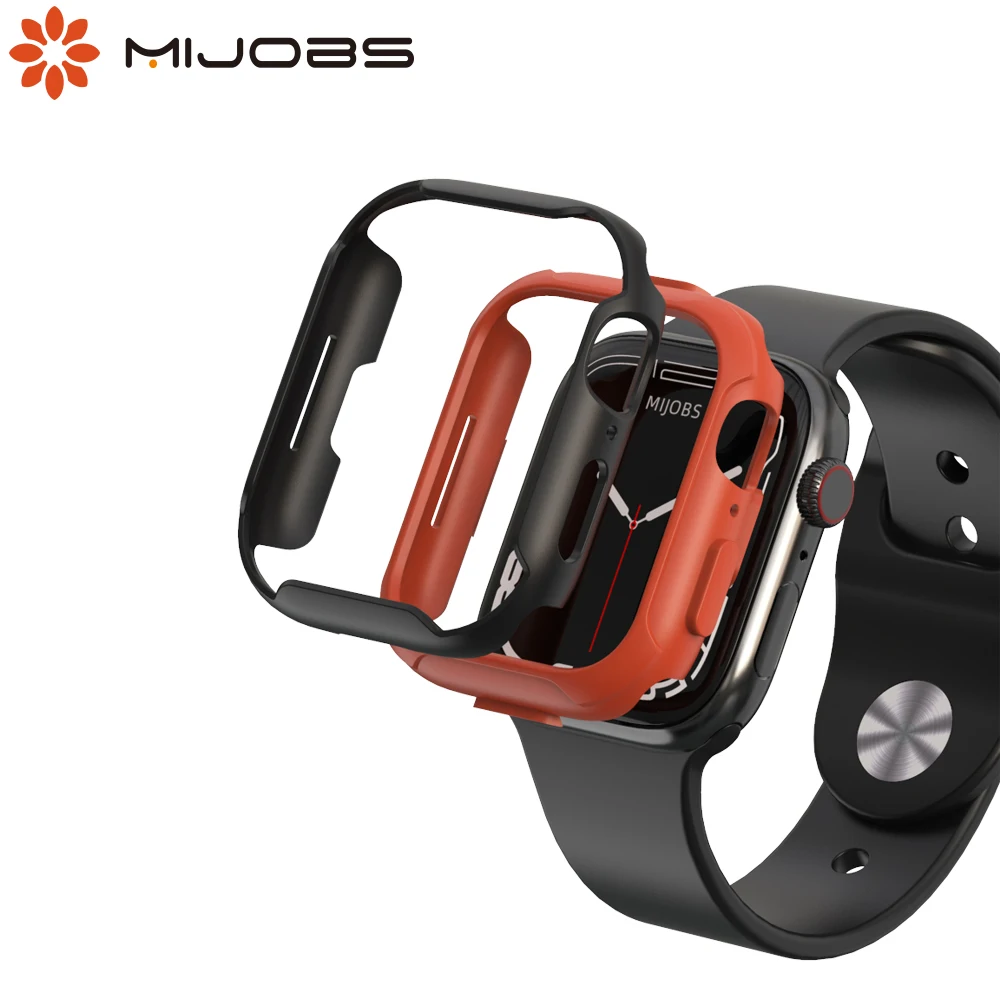 Case for Apple Watch Series 8 7 6 5 4 SE Compatible 40mm 41mm 44mm 45mm Screen Protector Cover Bumper for iWatch Smart Bracelet