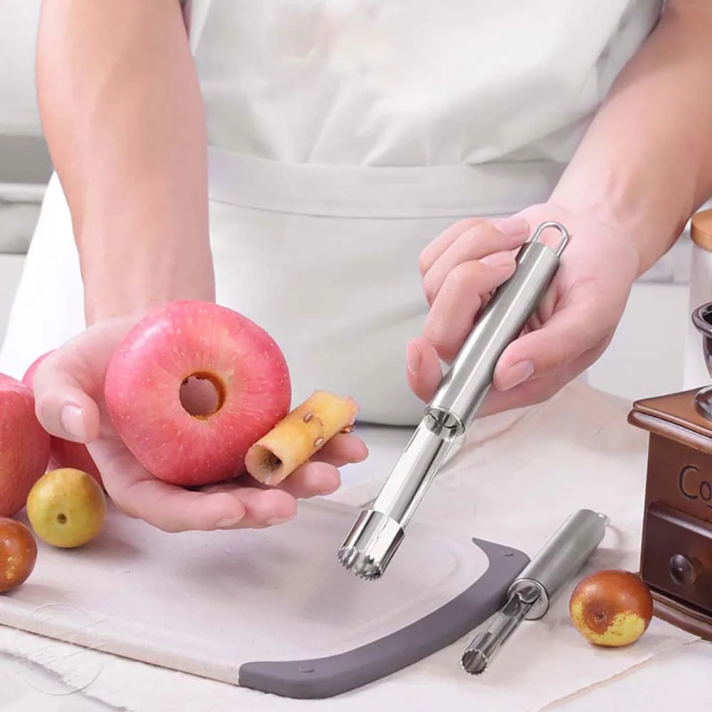 Corer for and Peaches - Manual Kitchen Coring and Separating Tool, Easy Digging for Preparation, Home Cooking Accessory