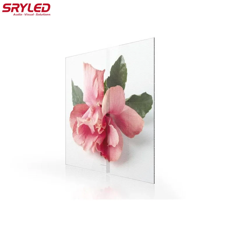 

SRYLED P3.91 Indoor LED Display Screen Transparent Glass Window Shopping Mall LED Video Panel