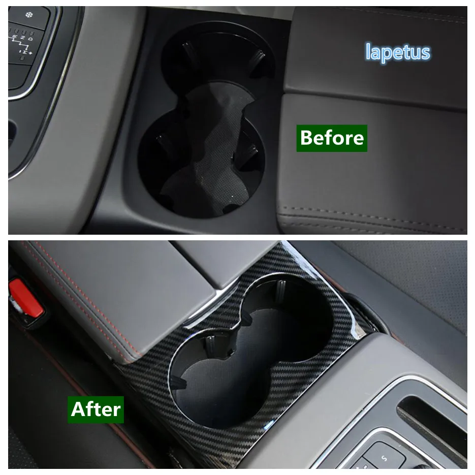 Front Central Control Water Cup Bottle Holder Decor Panel Cover Trim Fit For Citroen C5 Aircross 2018 - 2024 Car Accessories