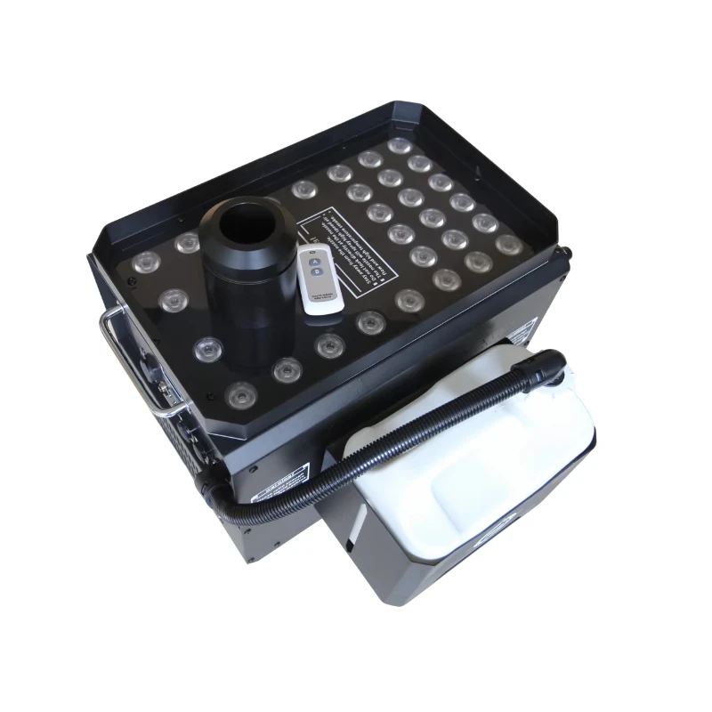 3500W Smoke Fog Jet Machine Rainproof DMX512 Fogging Machine LED RGB Air Gas Column Machine for Stage Concert Show Party Wedding