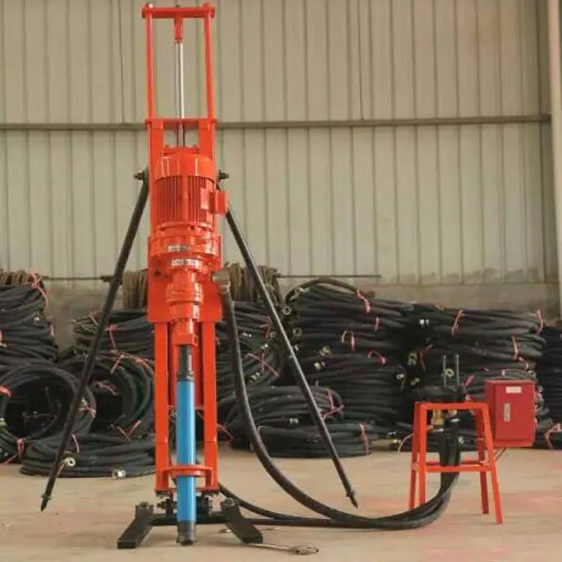 Mini DTH rock drill10meter depth pneumatic handheld weighing only 25kg suitable for splitting rocks in quarries affordable price