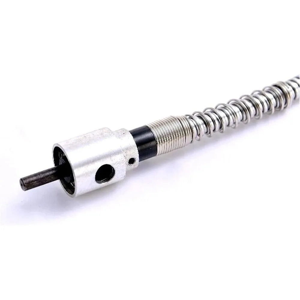 6.5mm Flex Shaft Adapter Stainless Steel Flexible Extension Tube Flexible Drill Extension Multifunctional Rubber Handle
