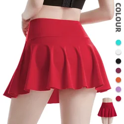 Fitness Tennis Skirts Badminton Golf S-XXL Skirt High Waist Shorts Women Athletic Running Sport Girls Pleated Skorts