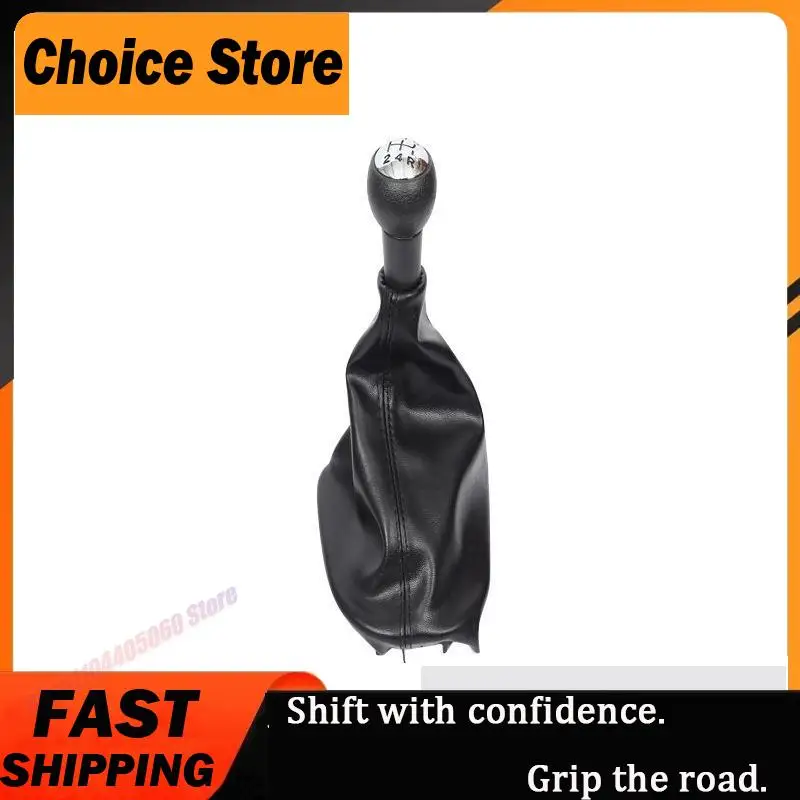 For Peugeot 307 Shift Knob Black Dust Cover Shift Knob Gear Shift Knob Car Accessory Wear-Resistant Car Part