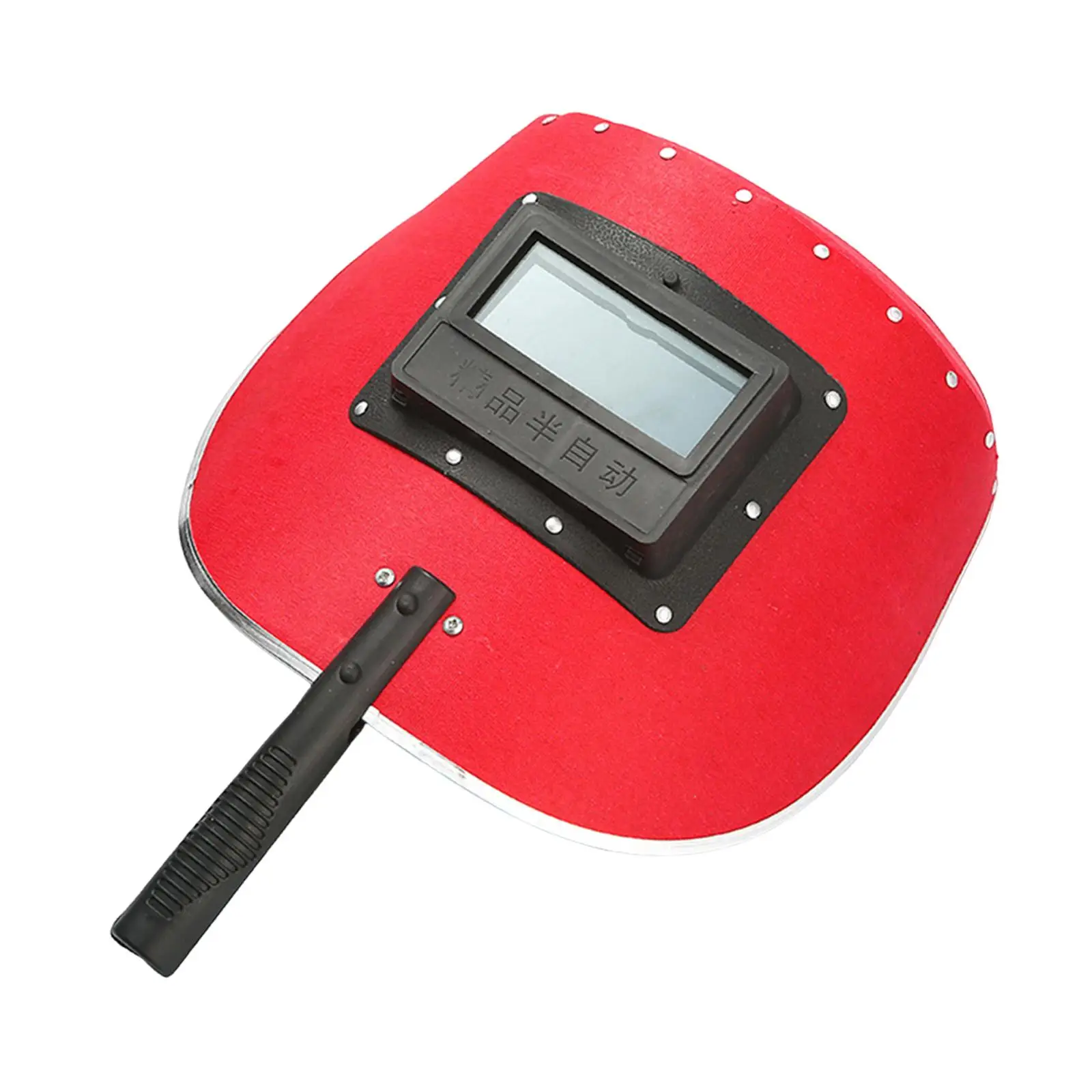 Comfortable Handheld Welding Shield Flip Up Glass Lens Ergonomic Impact Resistant for Home Welding Projects