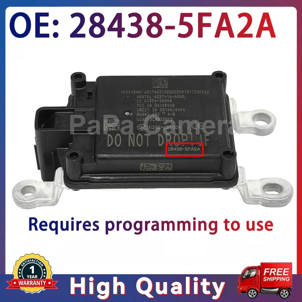 

ACC 28438-5FA2A Adaptive Front Cruise Control Distance Radar Car Sensor For Nissan Altima Rogue QR25 2.5L 2017-2020 284385FA2A
