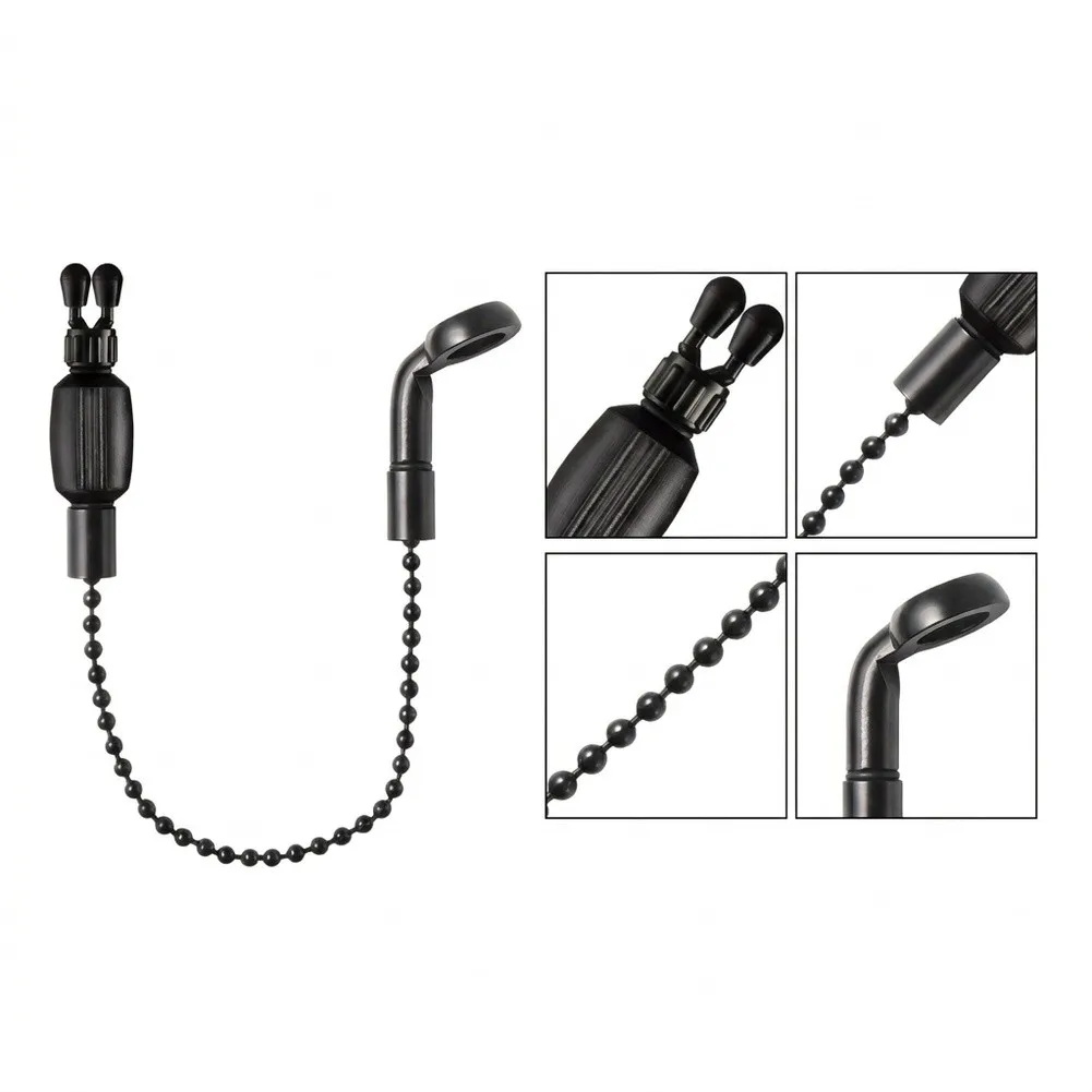 Short 14cm Chain Bite Indicators Bobbins With 3 Color Options Plastic Fishing Alarm Hanger For Carp Fishing Tackle Accessories