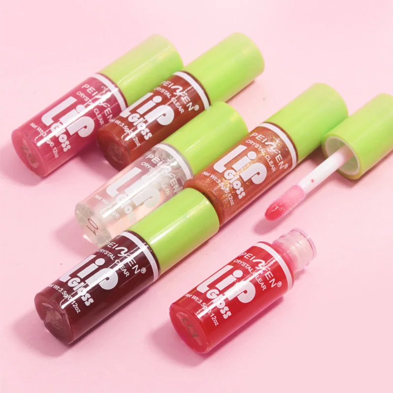 2024 klarer Lippen balsam 6 Stück feuchtigkeit spendender Lip gloss feuchtigkeit spendende Lippen glasur Lippen balsam Make-up flüssiger Lippenstift Lippenstift Kosmetik