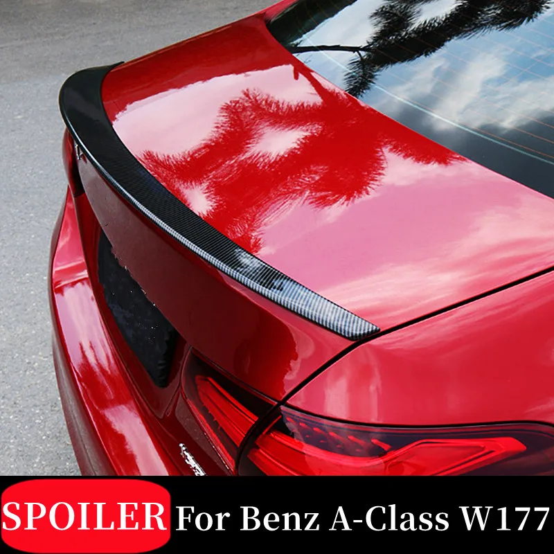 

For 2019-2023 Mercedes Benz A-Class W177 180 200 220 AMG Style Rear Trunk Lid Boot Ducktail Lip Car Spoiler Wings Tuning Part