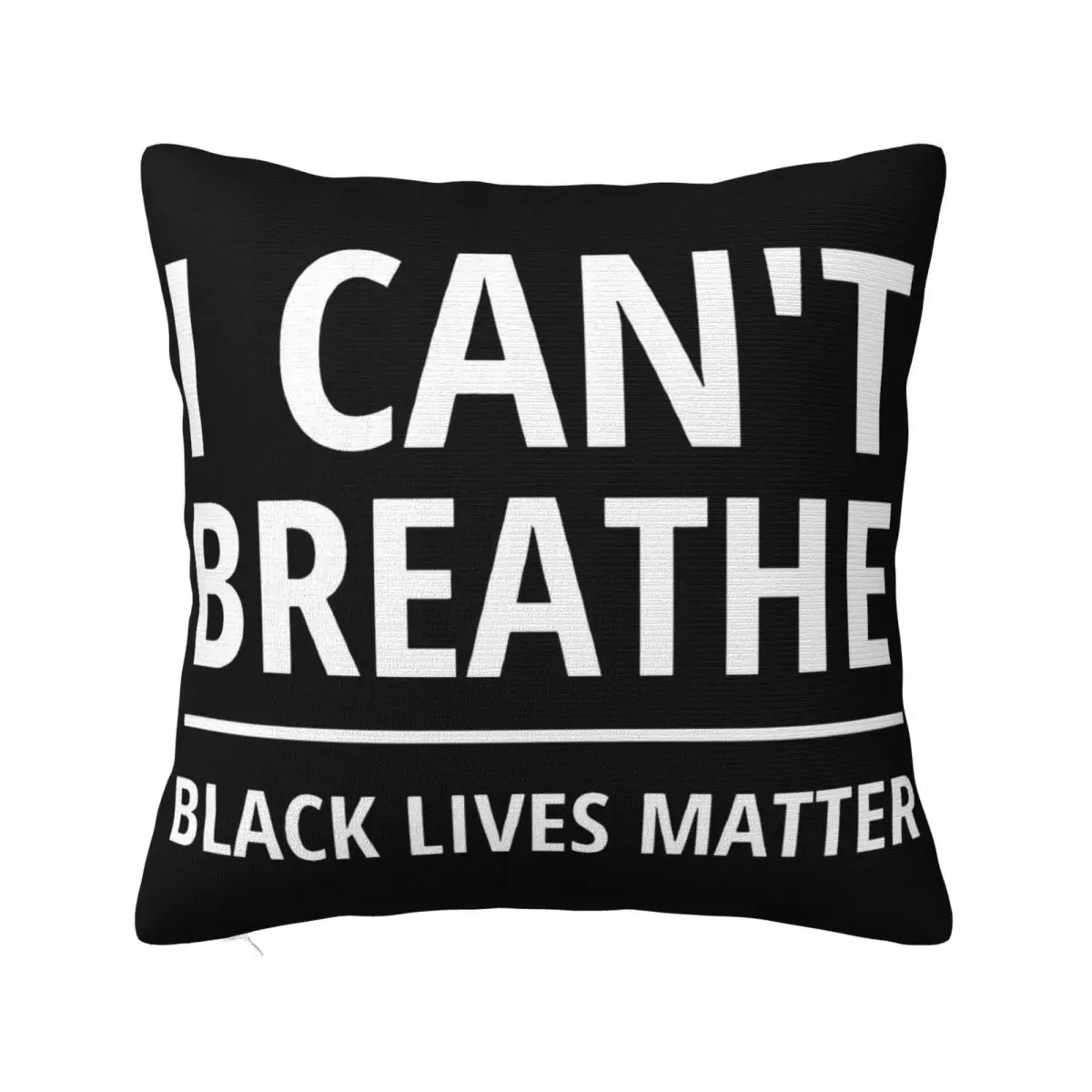 I Cant Breathe Black Lives Matter Classic Harajuku Male Women Mens Hip-Hop Fresh Design Goth Pillow Case