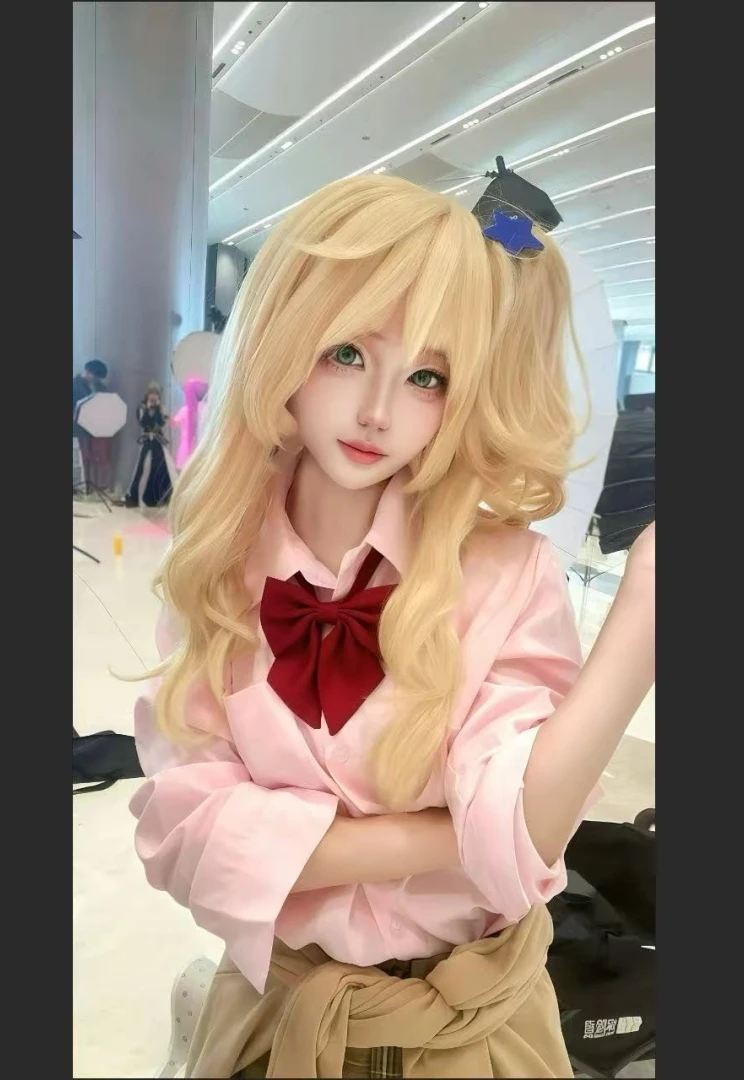 

Citrus Anime Yuzu & Mei Cosplay Set: Costume, Wig, Earrings