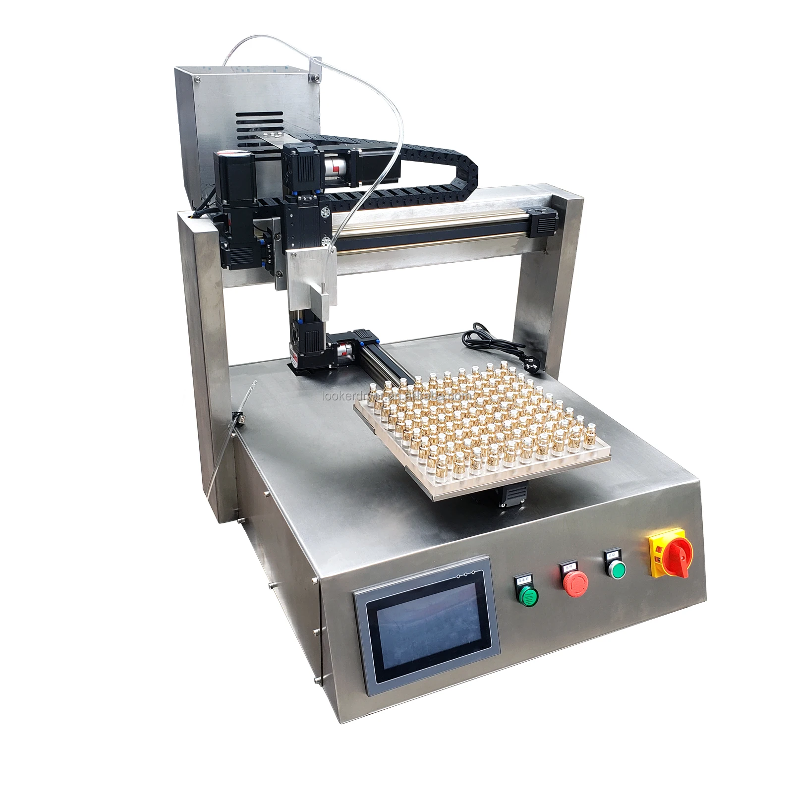 High Accuracy 1ml 10ml Min 0.1ml Laboratory Chemical Cosmetic Aseptic Liquid Filling Machine