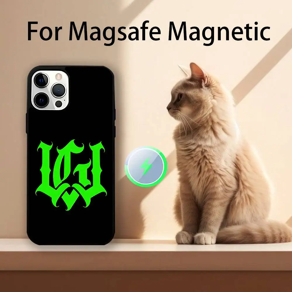 Funda SINGER Jc Reyes Tour 2025 para iPhone 17,16,15,14,13,12,11,Pro,Max,Plus,Mini,SE4,E carga inalámbrica Magsafe magnética