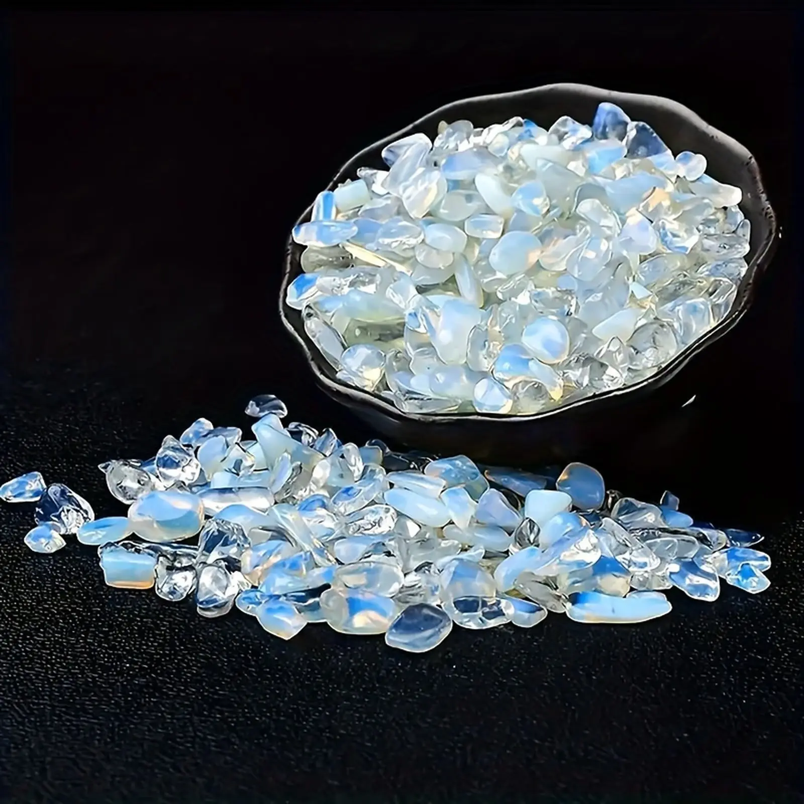 Opal Gravel Crystal Chips Healing Magic Quartz Stone Ornaments Aquarium Fish Tank Landscaping Potted Home Decorative