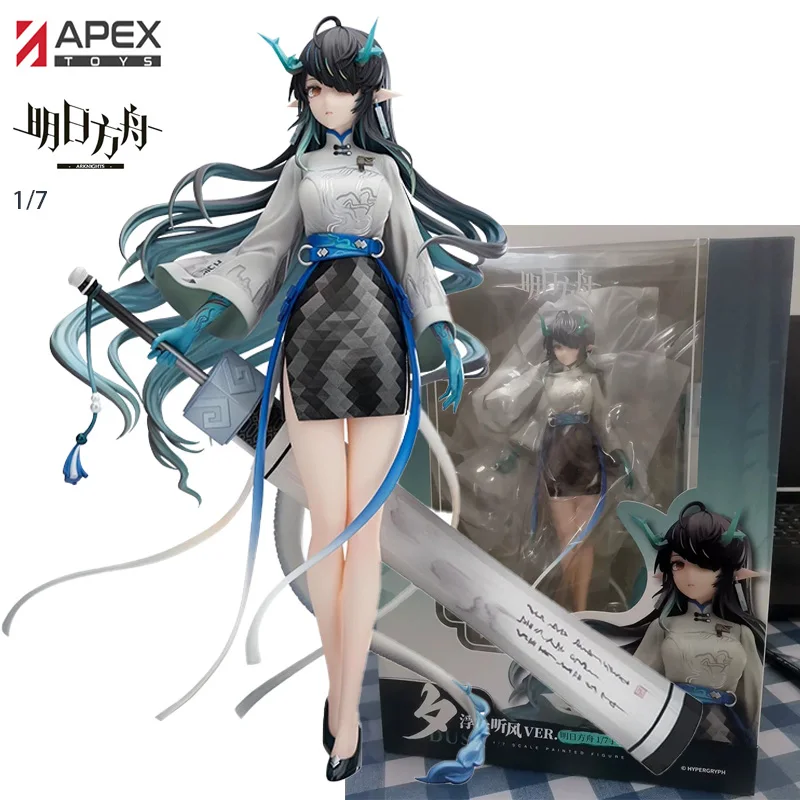 In Stock APEX-TOYS 1/7 Arknights Dusk Floating Listening To The Wind PVC 26CM Anime Action Figures Model Collection Ornament Toy