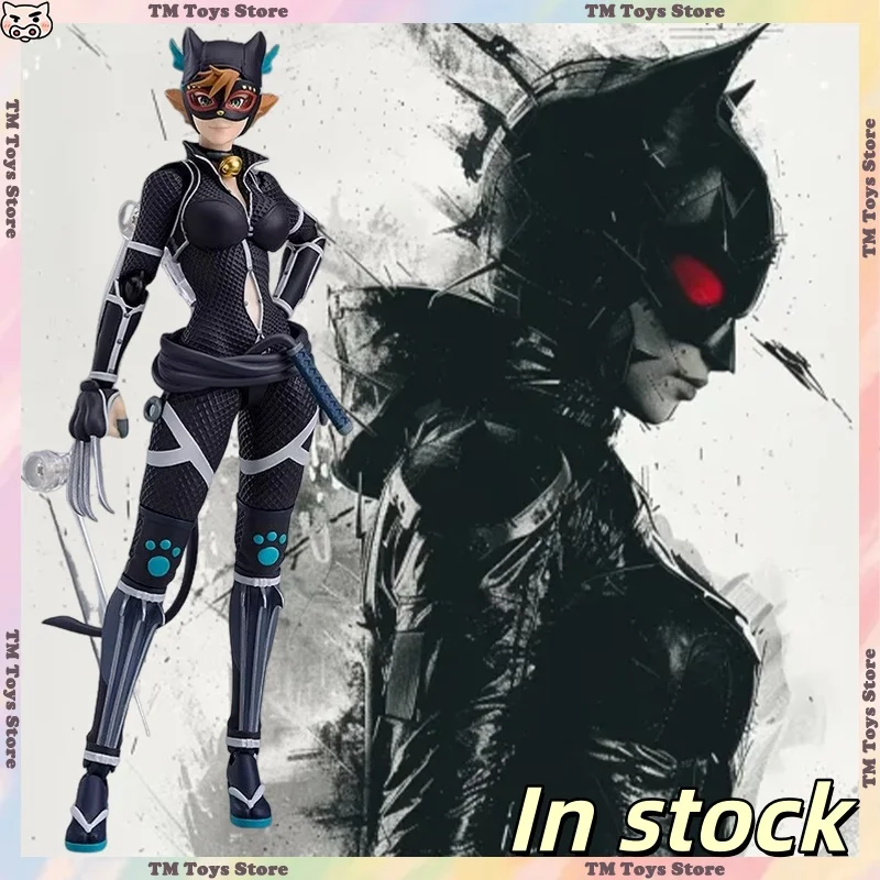 

Original Catwoman Figma 412 MAX Factory Anime Figures Good Smile Company DC Batman Ninja Action Figure Collection Model Toy Gift