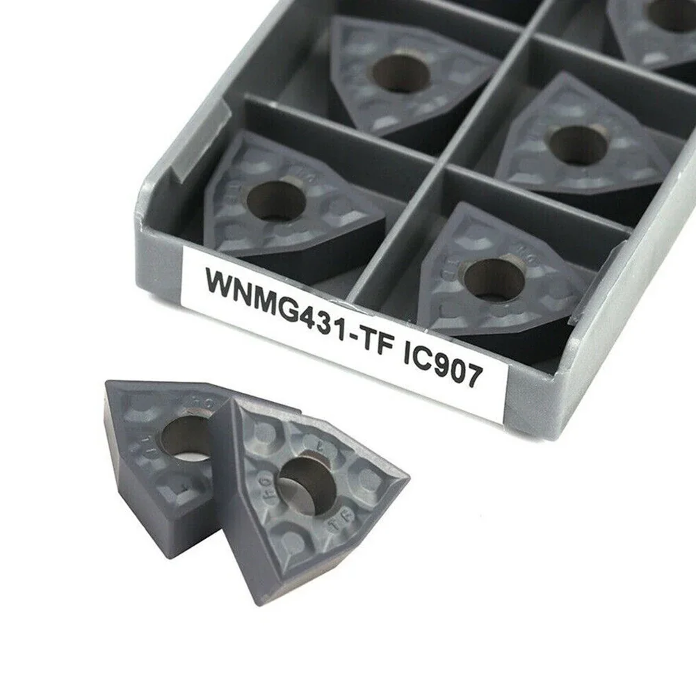 10pcs ISCAR WNMG431-TF IC907 WNMG080404-TFIC907 Insert Carbide Machinery Accessories Workholding Toolholding Indexable Inserts