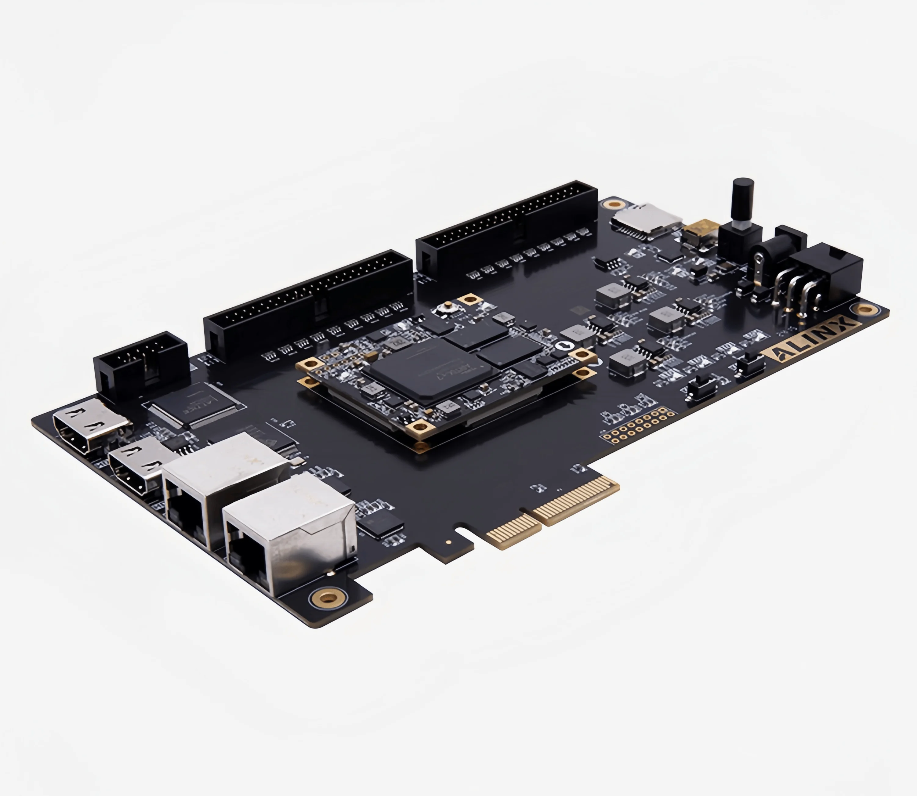 ALINX Xilinx A7 FPGA Development Board — Core Board (Artix-7, PCIe)   AX7103 / AX7203