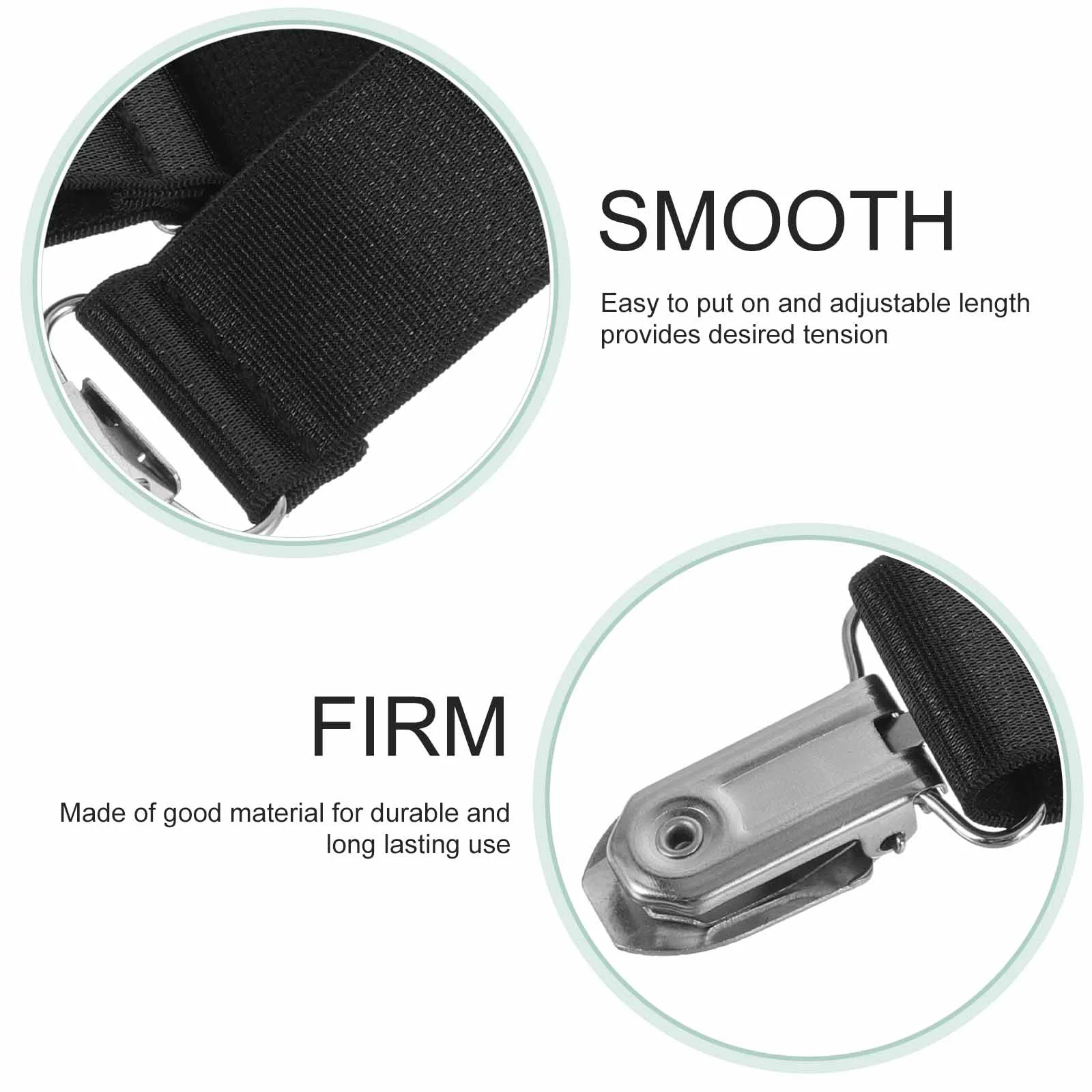 6Pcs Sweater Clips Clothing Chains Anti-skid Clips Goods Buckles Adjustable Sheet Clips Strap