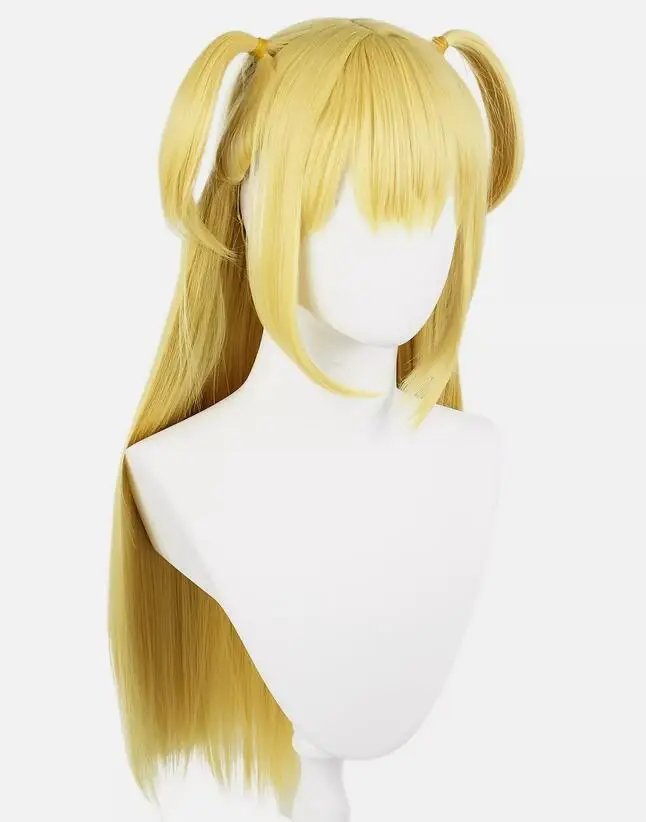 New Yellow Straight Cosplay Wig Perfect for Halloween Anime