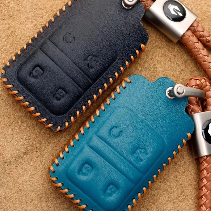 For Jetour G700 2026 Genuine Leather Key Fob Case Cover, Premium Protective Shell with Snap Button