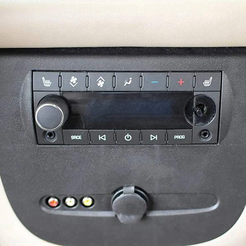 2Pcs Knob Dial Tuner For 07-13 Chevy Tahoe Chevrolet Silverado Gmc Acadia 22912547