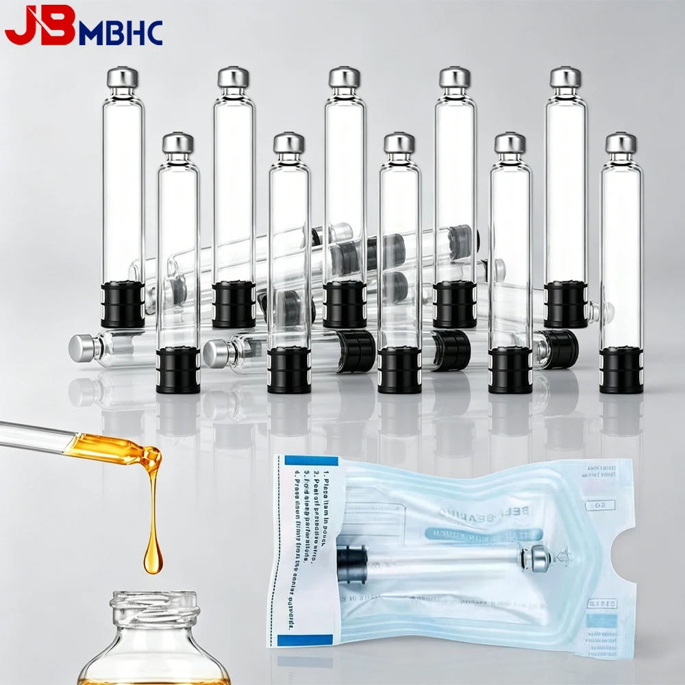 10/20/30/50/100PCS 3ml Pen Peptide, Glass Replacement Peptide Pen Cartridges Compatible with V1 & V2 Pens, Individually Packaged
