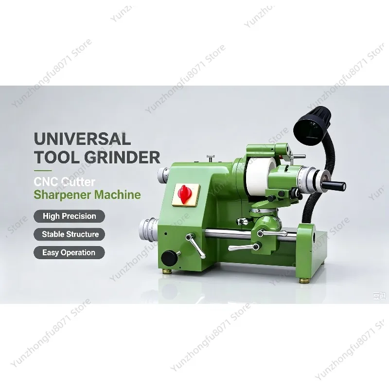 Chaunrun High Precision U2 Belt Grinder 220V Multi-Angle Sharpening Engraving Milling Tools Core Gear Components 100x50x20mm