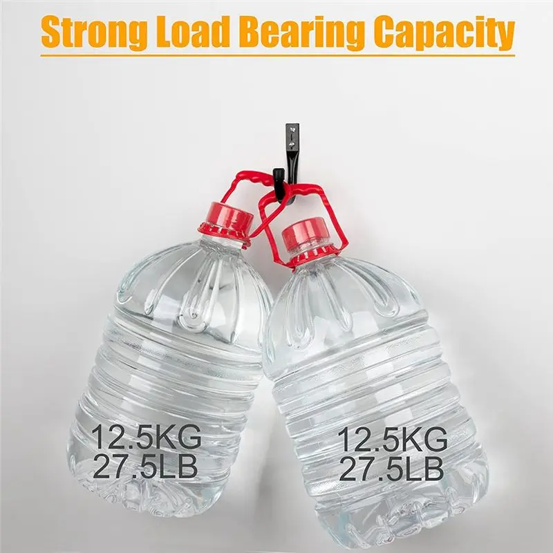 

Крючки для гаража ABYA Heavy Duty, 6 шт., для подвешивания удлинителей и инструментов, с анкерами и шурупами для крепления к стене