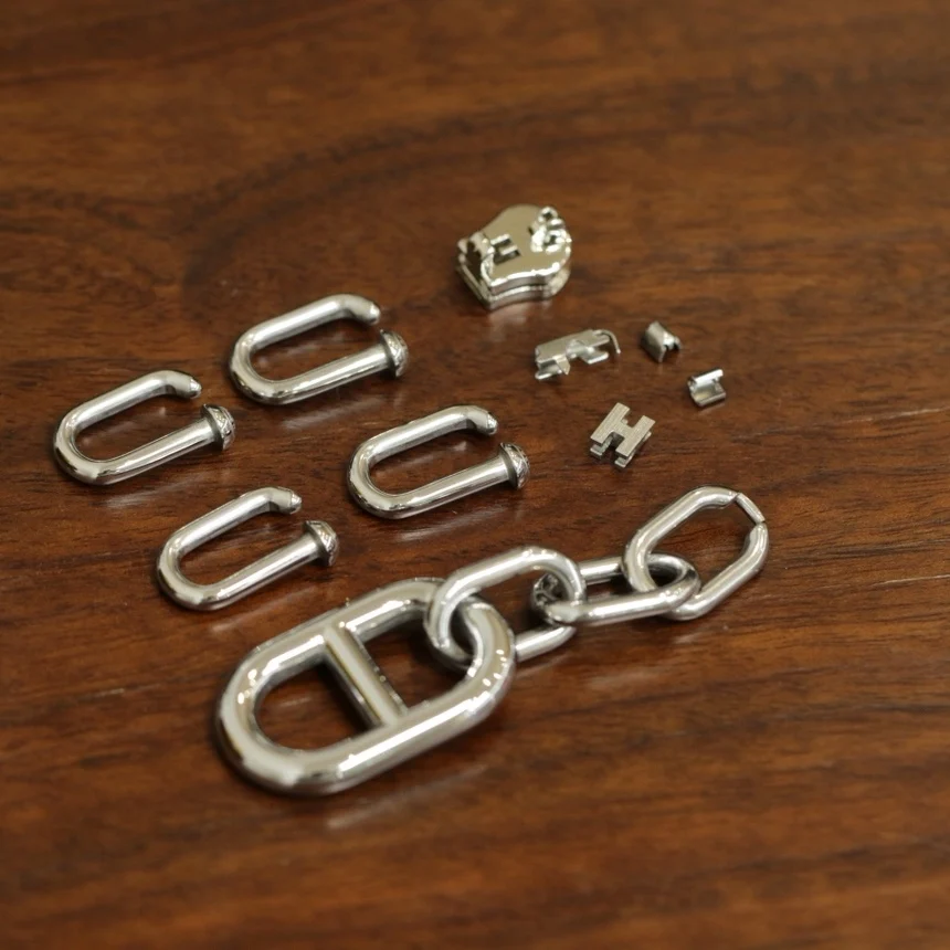 Handmade Stainless Steel Hardware Underarm Bag Zipengo to Go New Style Mahjong Bag Leather Goods Fashion Accessories