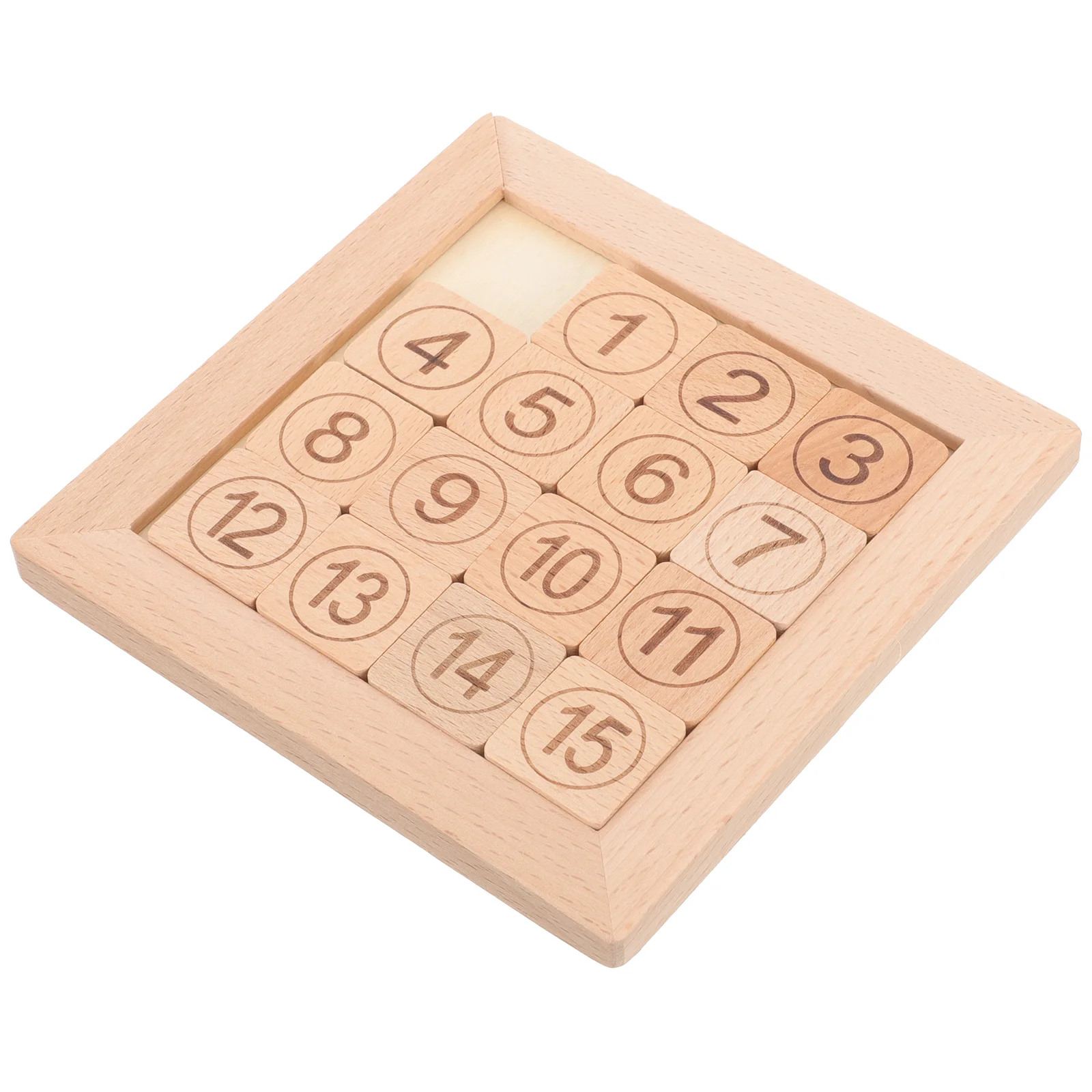 

Digital Huarong Road Brain Teasers Number Board Puzzle Puzzles Kids Slides Wooden Math Handheld Sliding